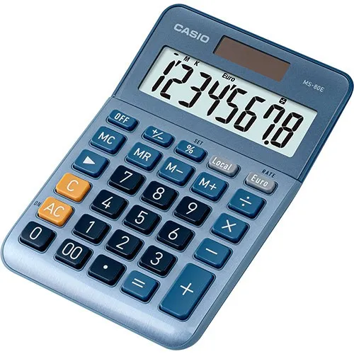 Casio MS-80E calcolatrice Tasca Calcolatrice finanziaria Blu - immagine 1