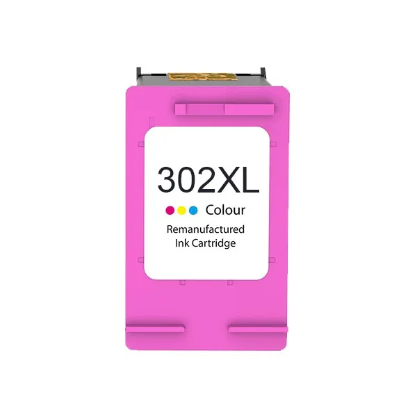 Compatibile HP 302XL cartuccia colore rigenerata - Sostituisce F6U67AE/F6U65AE - immagine 1