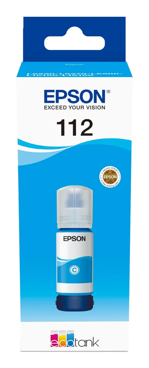 ORIGINALE Epson Cartuccia d'inchiostro ciano C13T06C24A 112 70ml - immagine 1