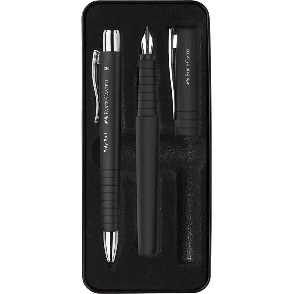 Faber-Castell Poly Ball Set Nero 3 pz - immagine 1
