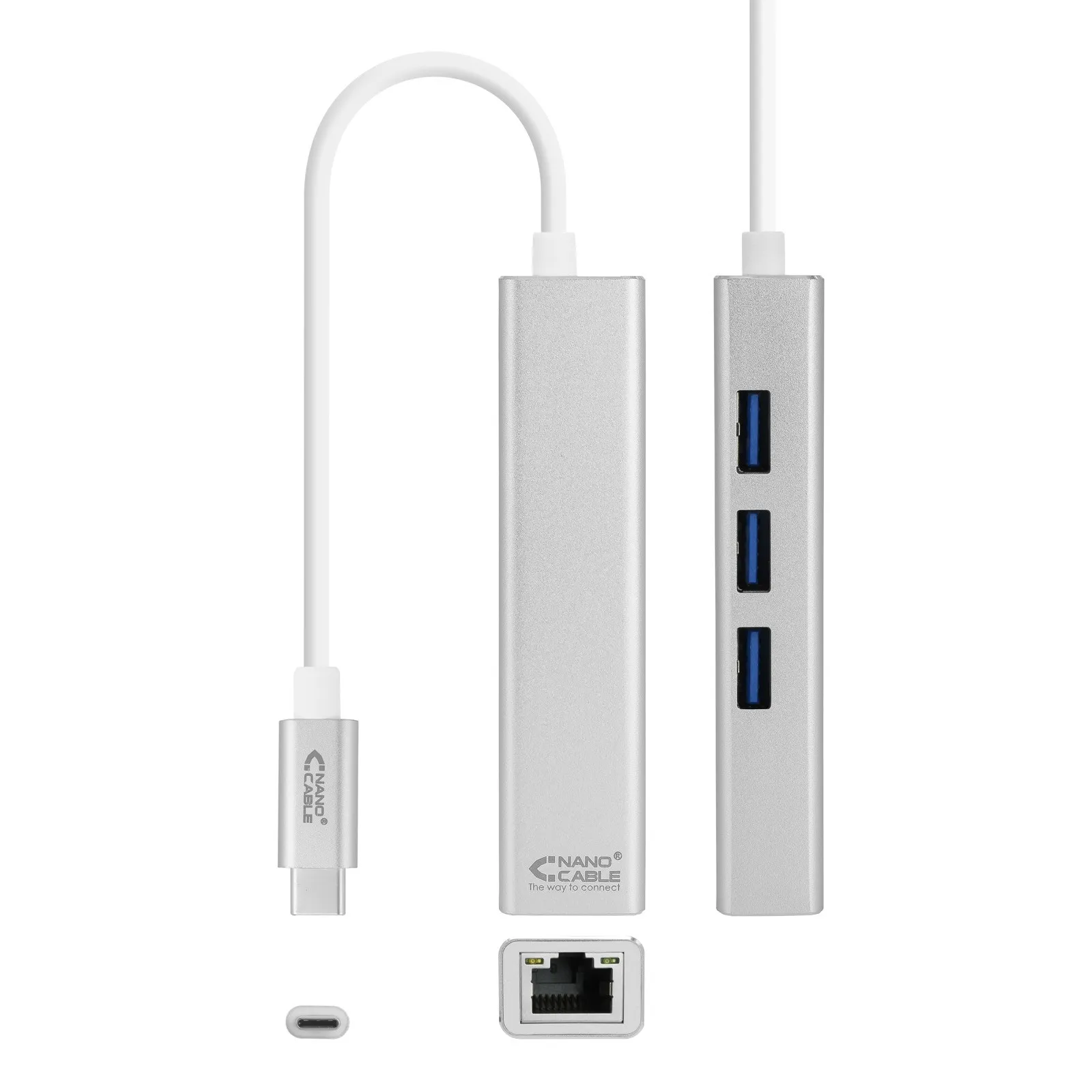 Nanocable 10.03.0404 scheda di rete e adattatore Ethernet 1000 Mbit/s - immagine 1