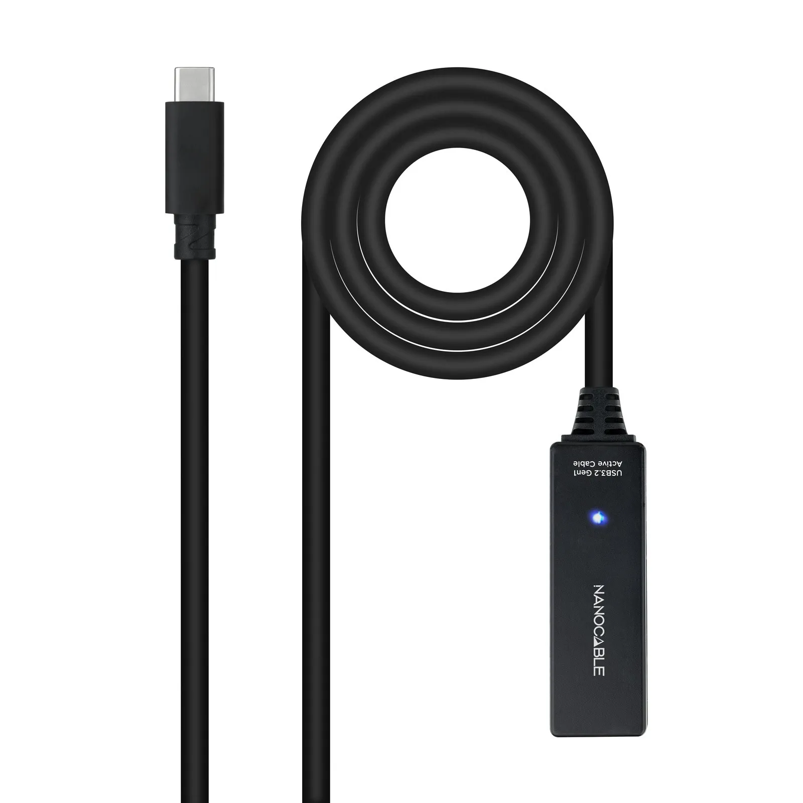 Nanocable 10.01.1311 cavo USB USB 3.2 Gen 1 (3.1 Gen 1) 5 m USB C Nero - immagine 1