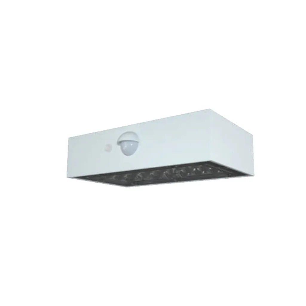 V-TAC 3W LED Solar Wall light Brick Lithium Battery 3.7v 1200mA CCT: 4000K+3000K White - immagine 1