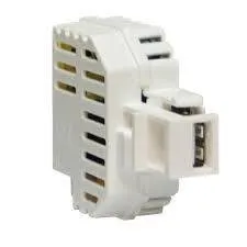 Adattatore Keystone A Incasso Con Presa Usb Per Alimentazione Usb-A 5V 21A - immagine 1