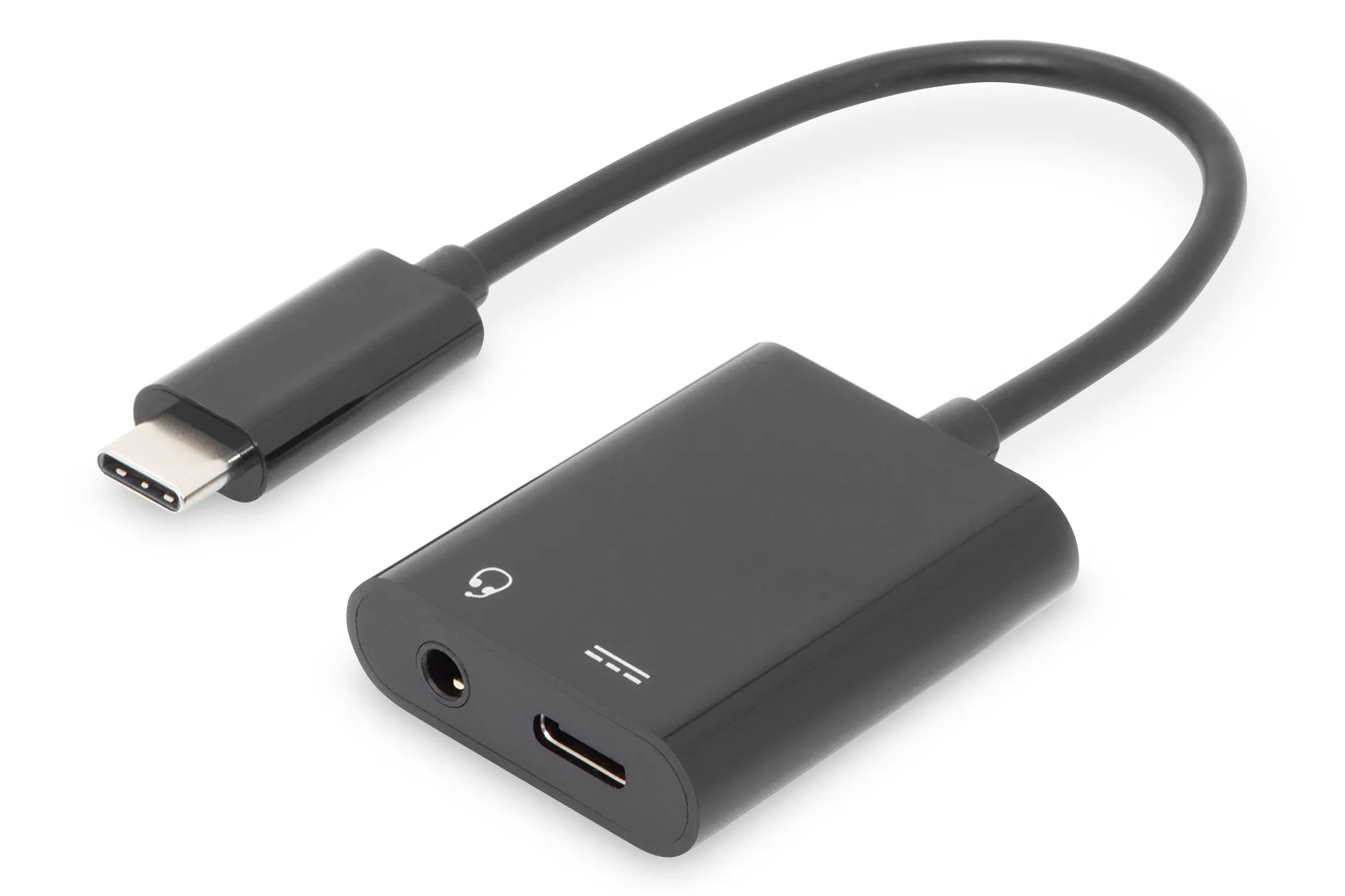 Cavo Splitter Usb Tipo-C. A Usb Tipo-C. + Connettore 3.5Mm Stereo - immagine 1