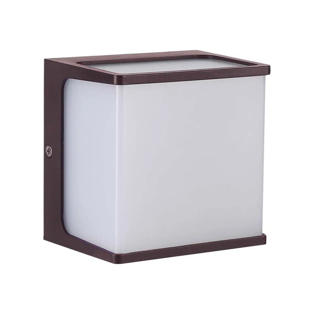 V-TAC Lampada LED da Muro a Lanterna 8W Classica Colore Marrone 3000K IP65 - immagine 1