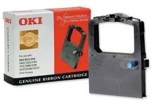 ORIGINALE OKI Nastro colorato nero 182/3321 09002303 3 milioni cifre - immagine 1
