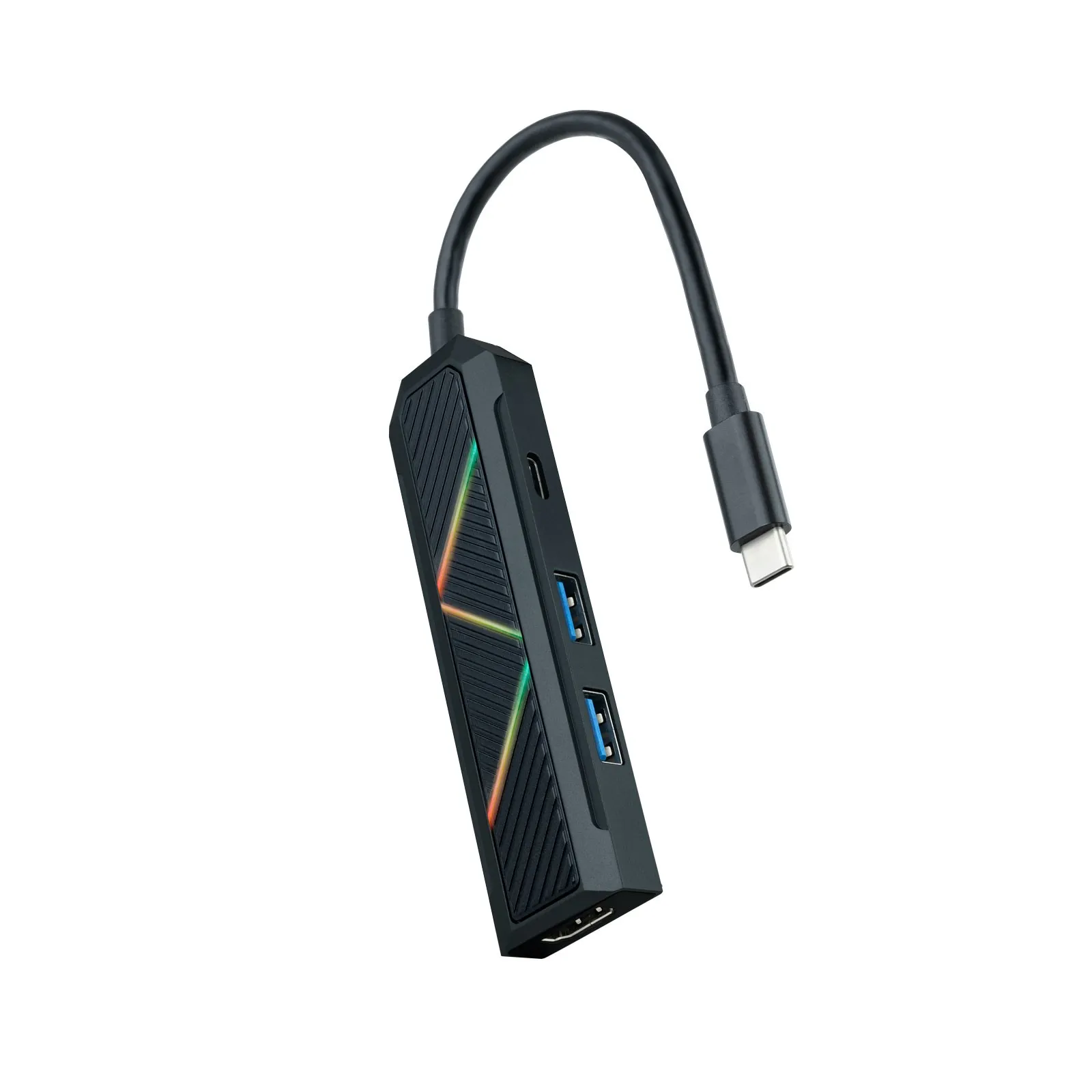 Nanocable 10.16.0401 replicatore di porte e docking station per notebook Cablato USB 3.2 Gen 1 (3.1 Gen 1) Type-C Nero - immagine 1