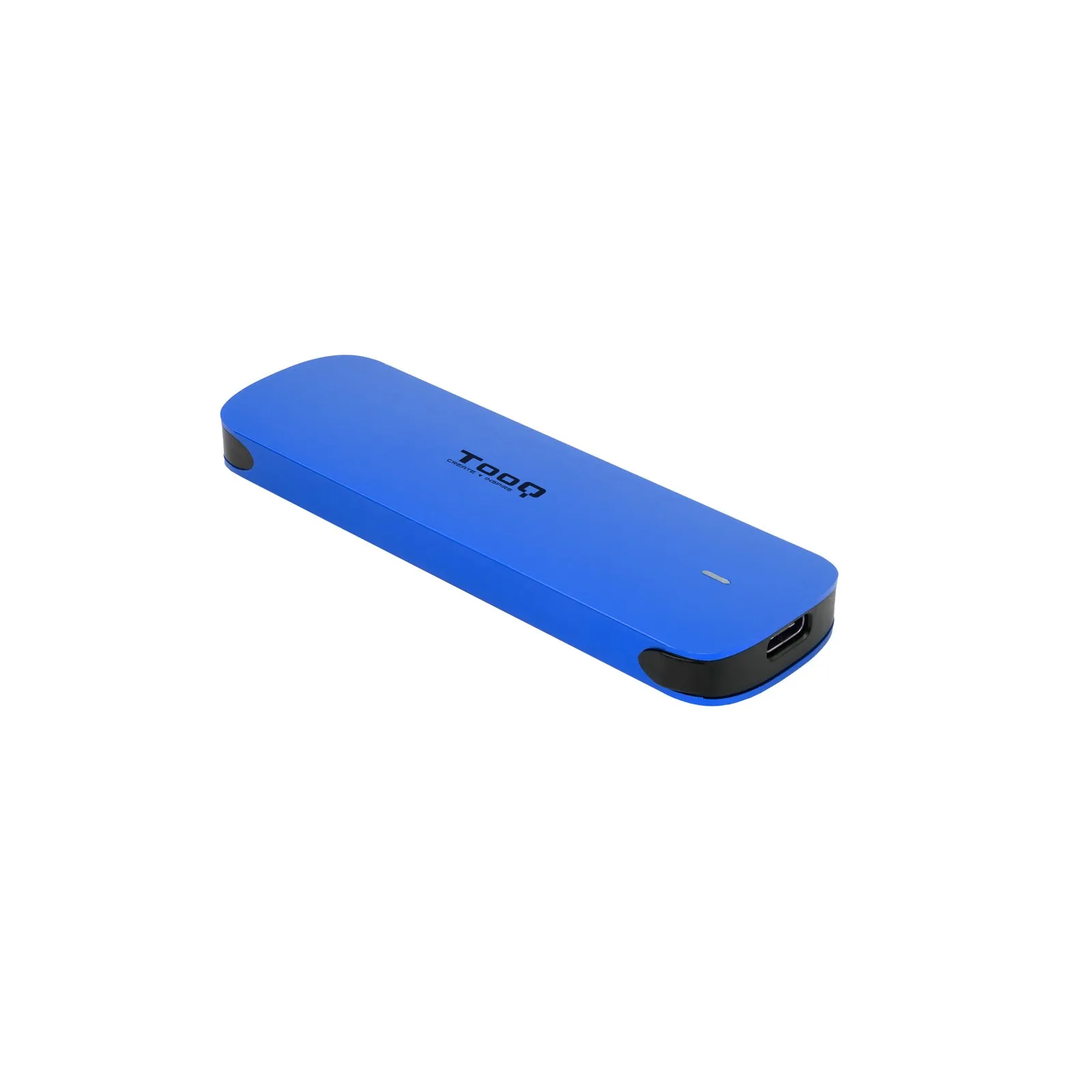 TooQ TQE-2201BL contenitore di unità di archiviazione Box esterno SSD Blu M.2 - immagine 1