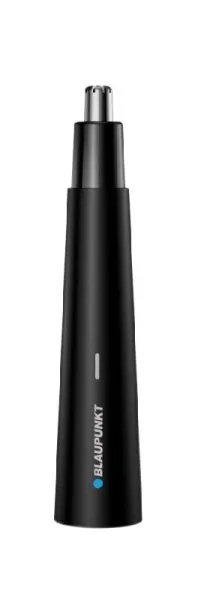 Tagliapeli per naso e orecchie Blaupunkt - Batteria da 320 mAh - Accessori inclusi - Ricaricabile - Testine di ricambio incluse - Pettini guida inclusi - Connettore USB-C - Cappuccio protettivo - Nero - immagine 1