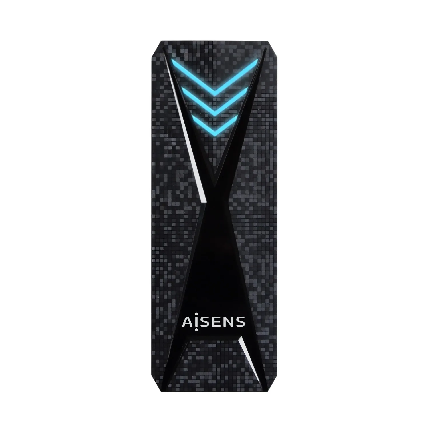 AISENS ASM2-RGB013B contenitore di unità di archiviazione Box esterno SSD Nero M.2 - immagine 1