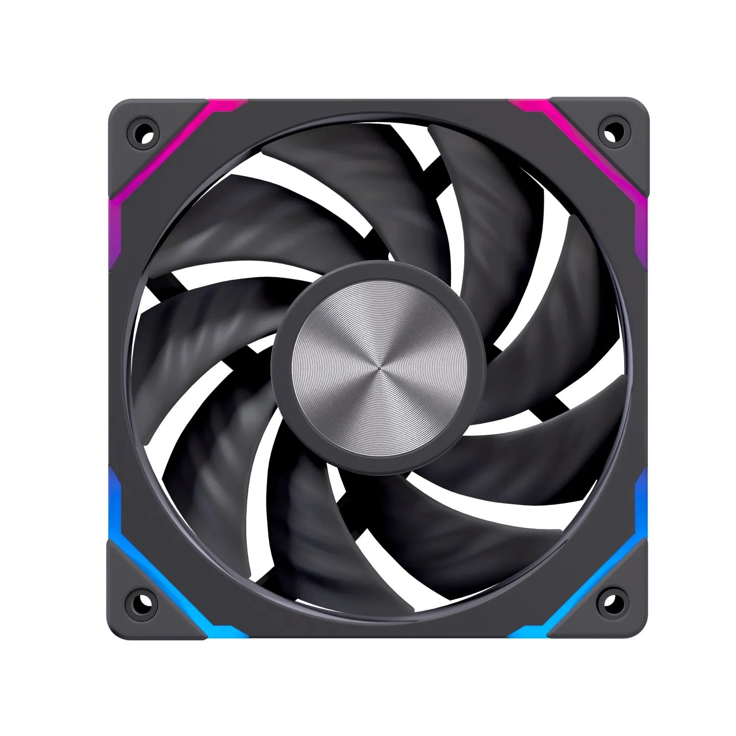 Ventola Per Case Case 120Mm Rgb Bk Ottimizzata Per Case Airflow Black - immagine 1