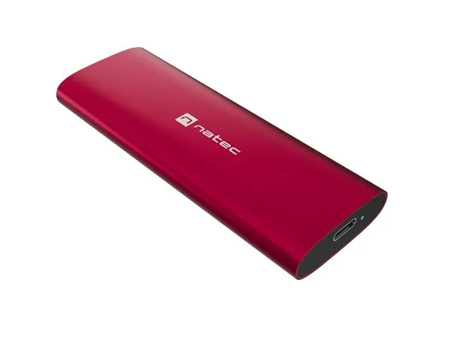 NATEC RHINO M.2 NVME LITE Box esterno SSD Rosso - immagine 1