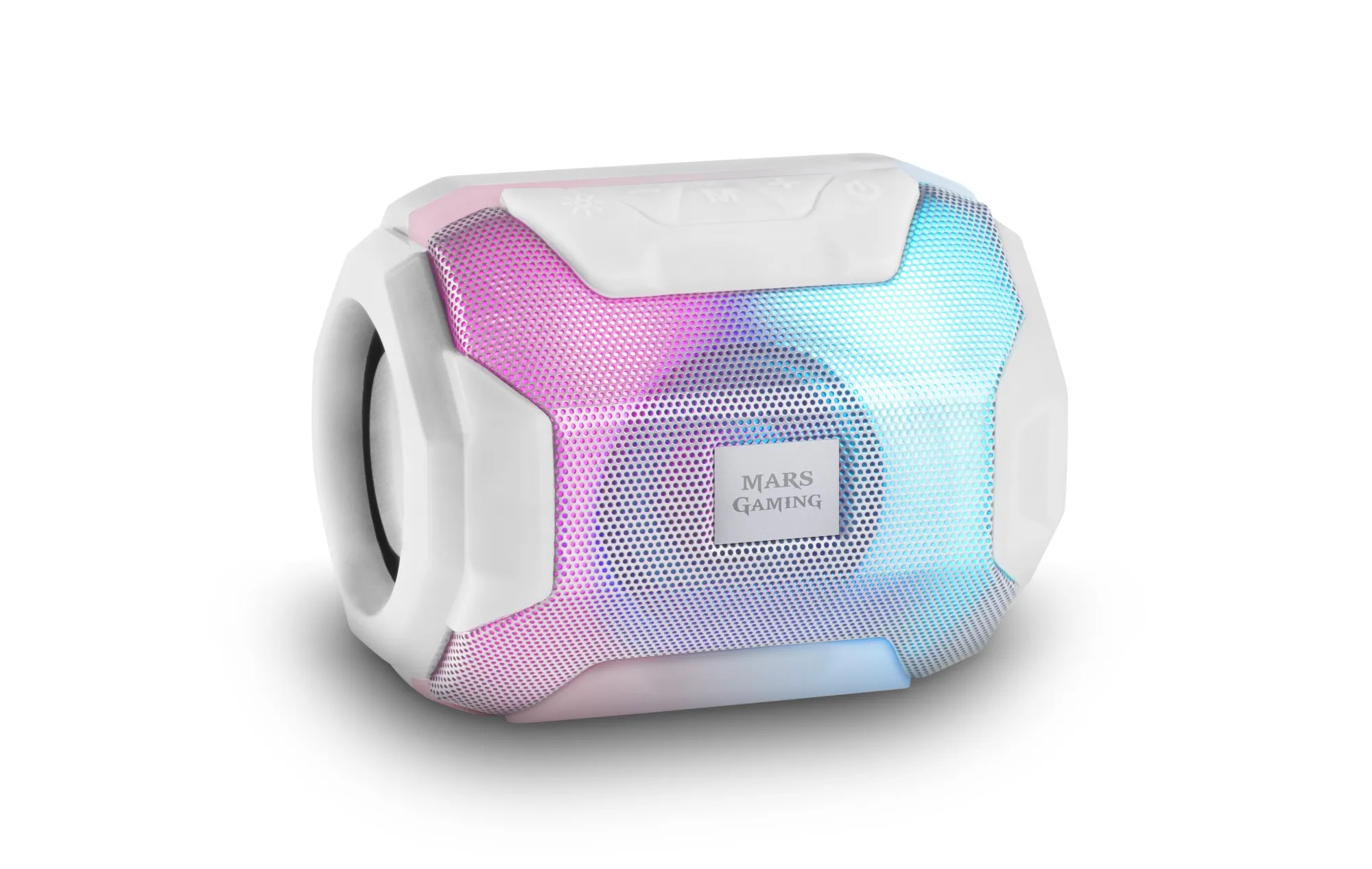 Mars Gaming MSBAXW altoparlante portatile e per feste Altoparlante portatile stereo Bianco 10 W - immagine 1