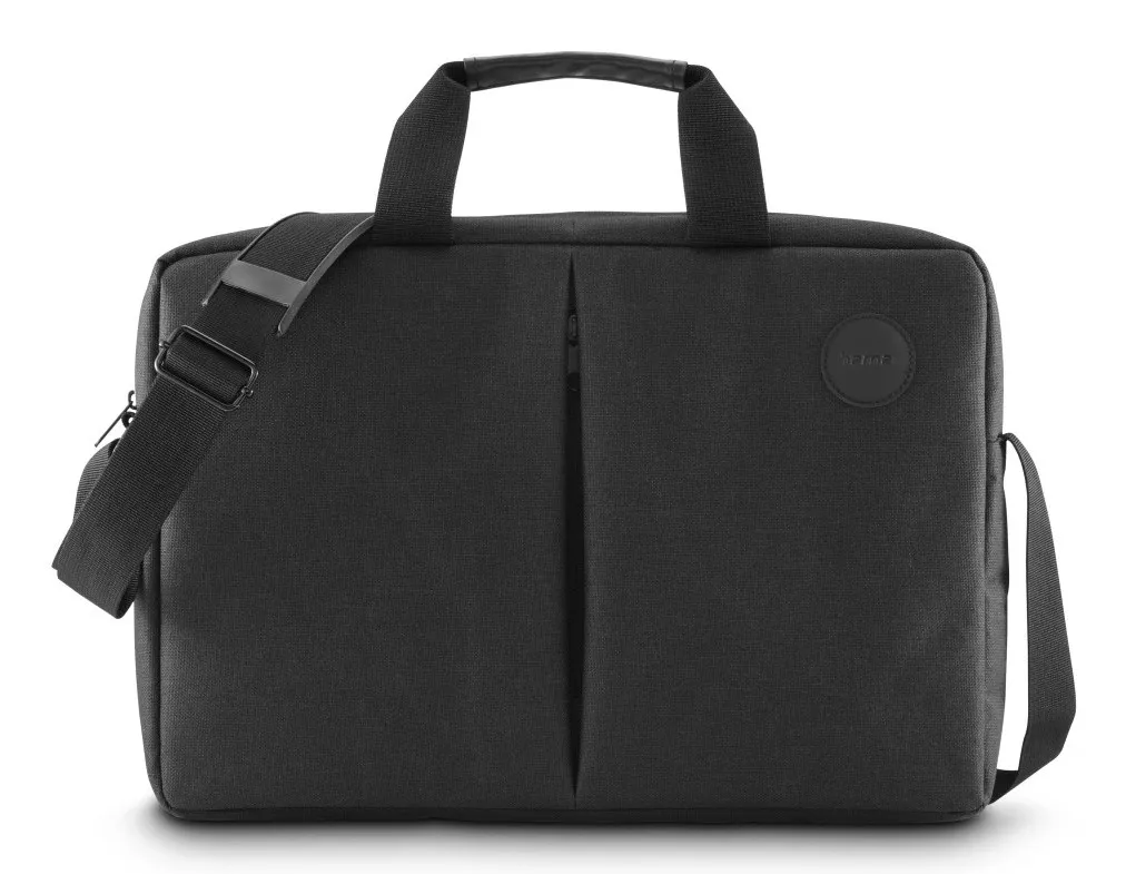 Hama Genua Maletin para Portatiles hasta 15.6 - Poliester - Bandolera Ajustable - Bolsillo Frontal - 42.5x5x31cm - Color Negro - immagine 1