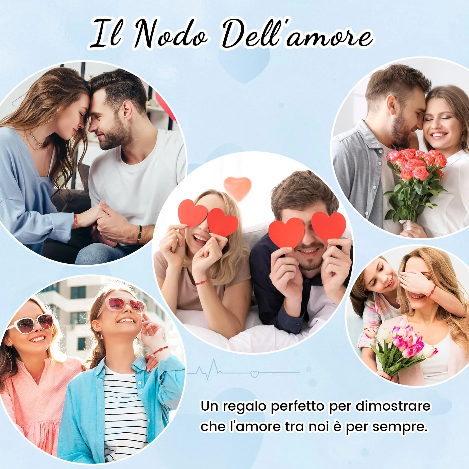 MANVEN Bracciali Coppia Regalo Coppia Compleanno Anniversario per Lui Lei - immagine 6