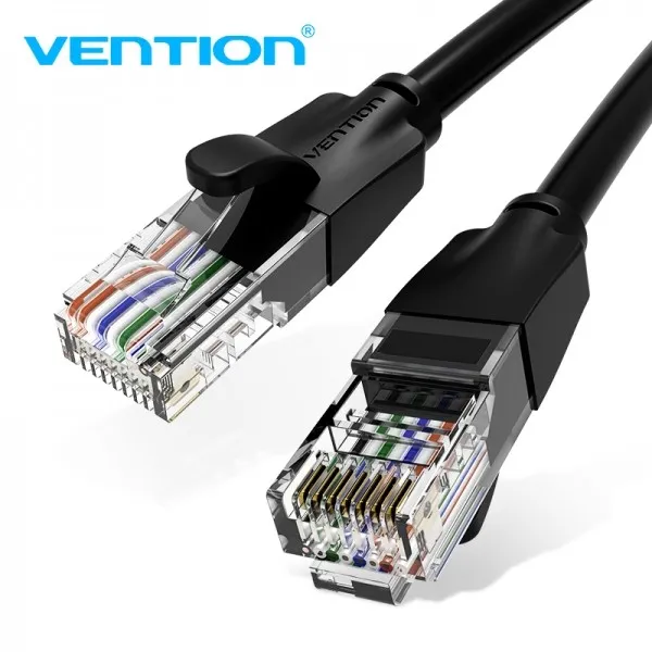 Cavo di rete Vention UTP RJ45 Cat6 - 40 m - Colore nero - immagine 1