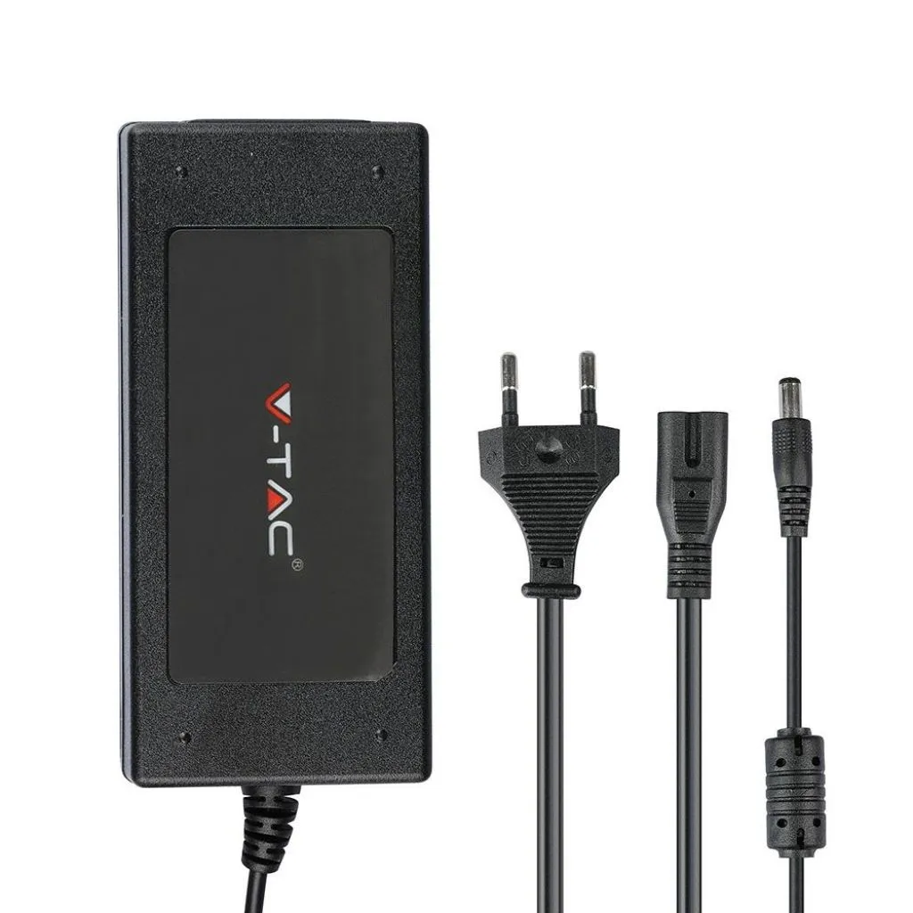 V-TAC Alimentatore in Plastica 78W 24V 365A Plug&Play con Jack 21 Colore Nero IP44 - immagine 1
