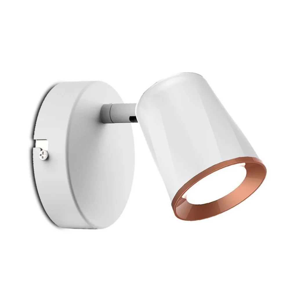 V-TAC Faretto LED da Muro 5W con Testa Orientabile Colore Bianco 4000K IP20 - immagine 1