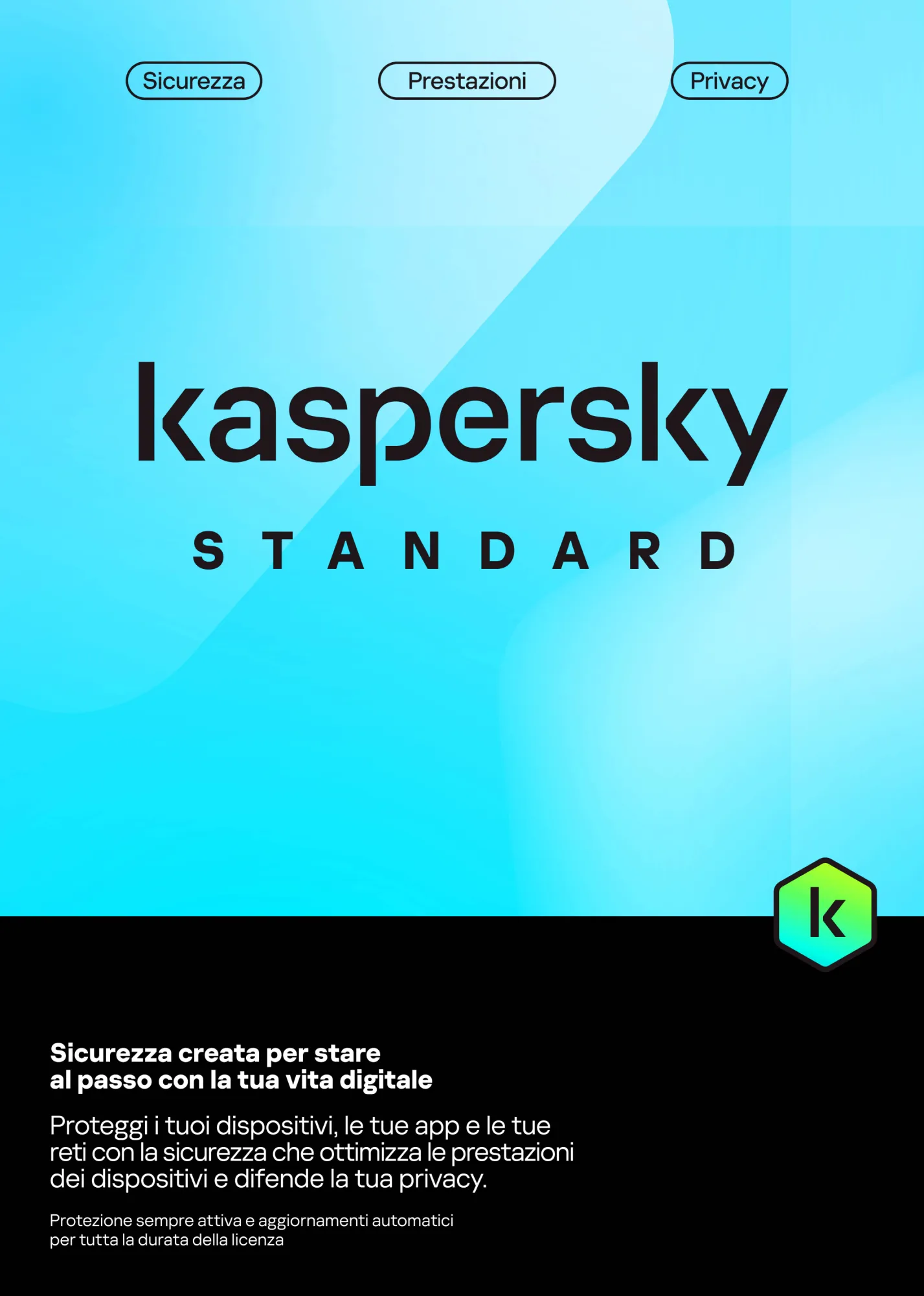 Kaspersky Standard Per 1 Dispositivo 1 Anno Card Bs It - Minimo-50 - Pezzi - - immagine 1