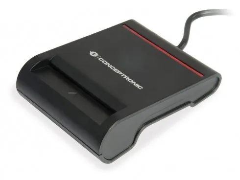 Lettore Smart Card Usb 2.0 Bk Smart Id Plug&Play Cavo 09Mt - immagine 1