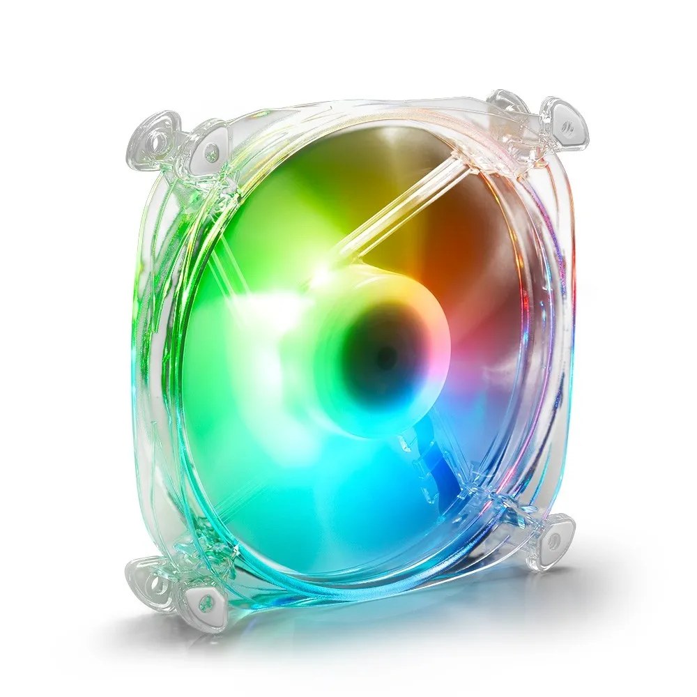 Sharkoon Ventola Case Shark Disc Rgb Fan 120X120X25 - immagine 1