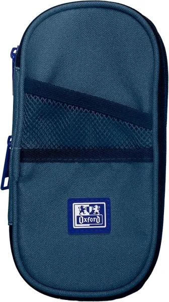 Astuccio espandibile Oxford B-Max - 1 scomparto capiente - 2 tasche esterne - Realizzato in materiale riciclato - Colori assortiti - immagine 1