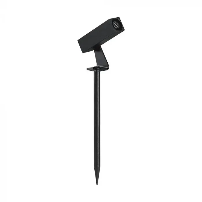 2W Led Spike Light Aluminum 4000K Black Body Ip65 Sq - immagine 1