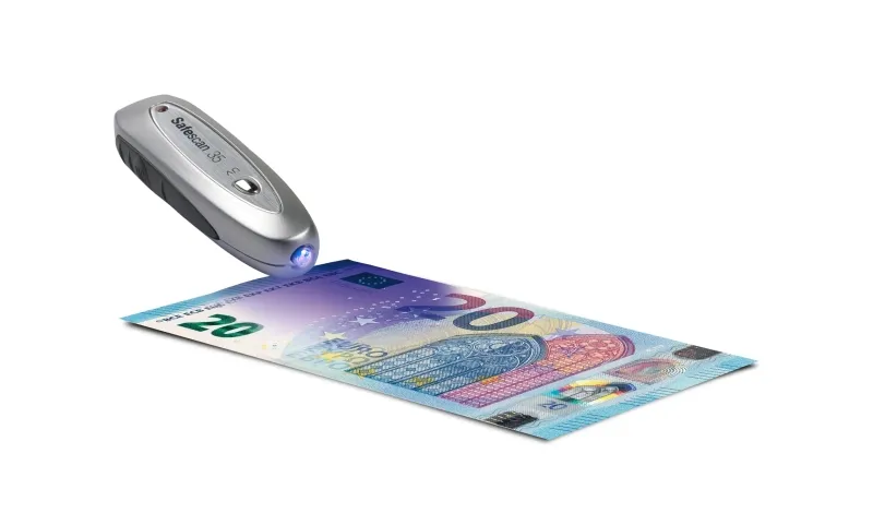 Rilevatore portatile di banconote false Safescan 35 - Verifica filigrane inchiostro magnetico e filo magnetico - Leggero e compatto - immagine 1