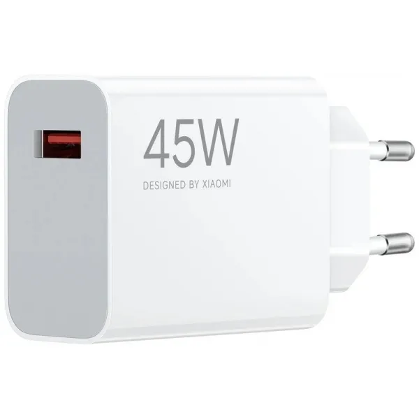 Caricabatterie da muro Xiaomi QC3.0 da 45 W - USB-A - Ricarica rapida - Bianco - immagine 1