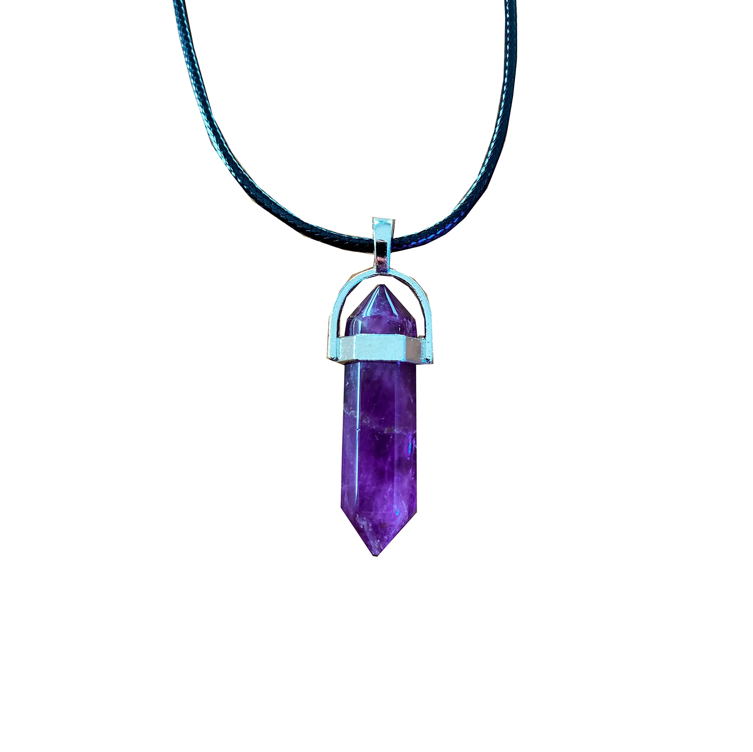 Pandiui23 Ciondolo in pietra naturale, collana chakra in pietra, ciondolo perlina di pietre naturali, M, Metallo, Non applicabile. - immagine 6