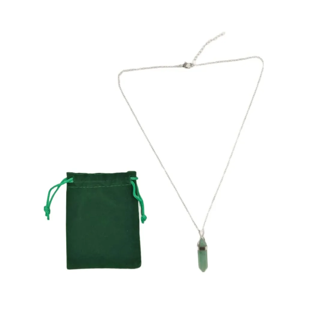 Pandiui23 Ciondolo in pietra naturale, collana chakra in pietra, ciondolo perlina di pietre naturali, M, Metallo, Non Applicabile - immagine 1