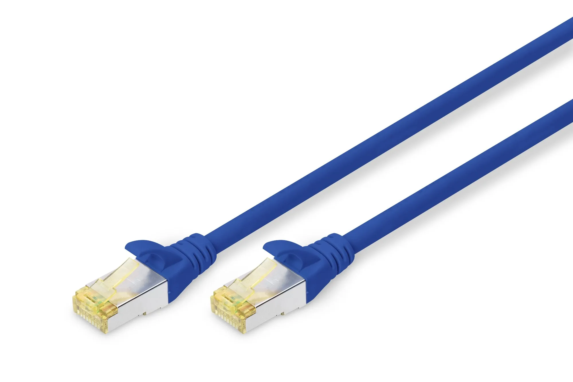 Cavo Rete S-Ftp Cat.6A Doppia Schermatura Lsoh Colore Blu Mt. 7 - immagine 1