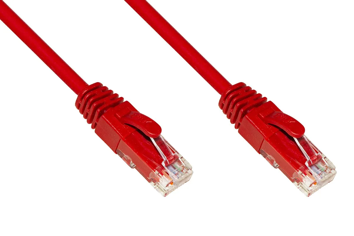 Cavo Rete Categoria 6A Non Schermato Utp Awg24 Colore Rosso Halogenfree Mt 10 - immagine 1