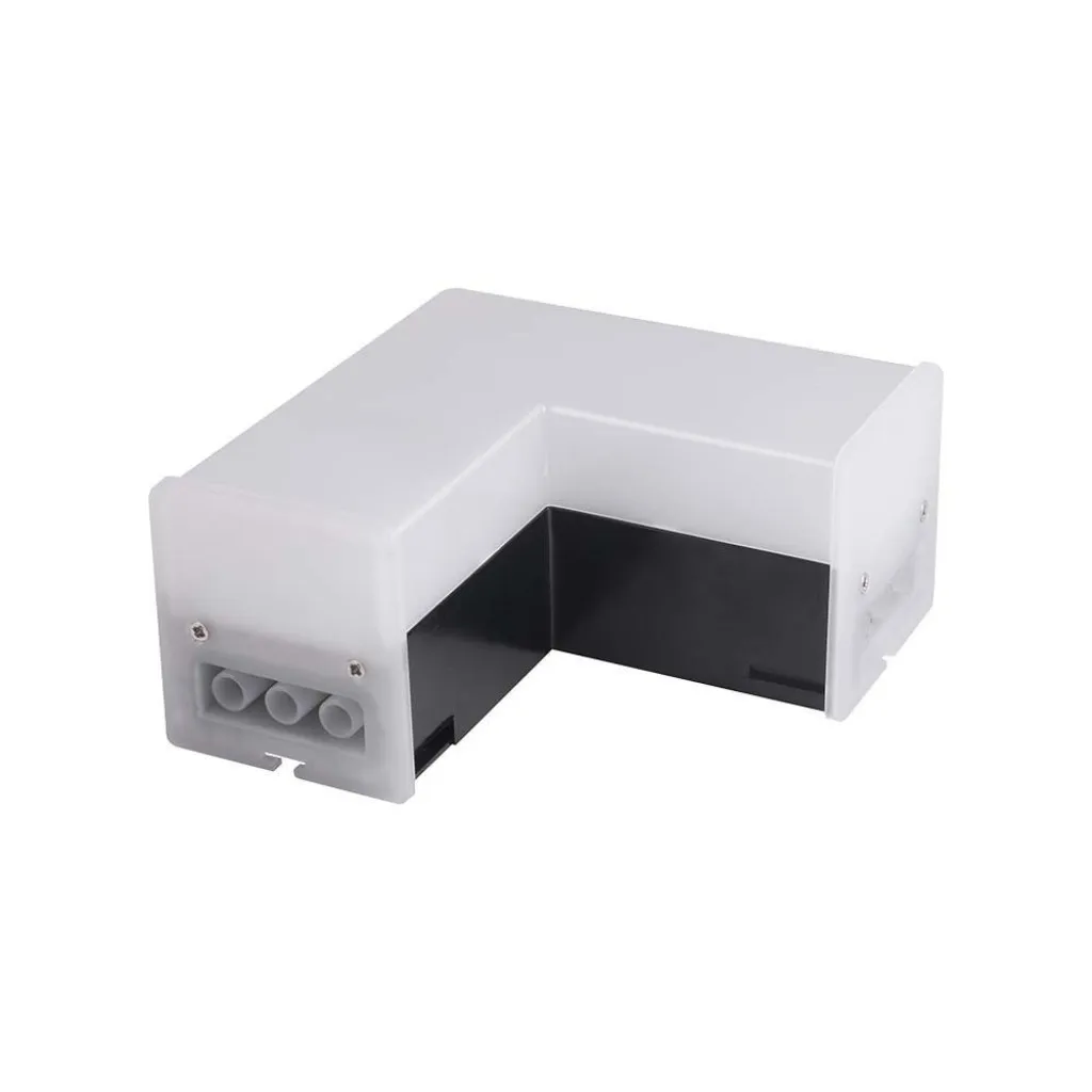 V-TAC Connettore LED Lineare a L 8W Colore Nero 4000K - immagine 1
