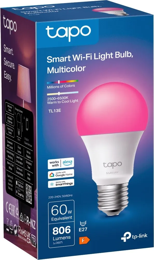 Lampadina Led Smart Wifi Multicolor 220-240V Classe Energetica A+ - immagine 1