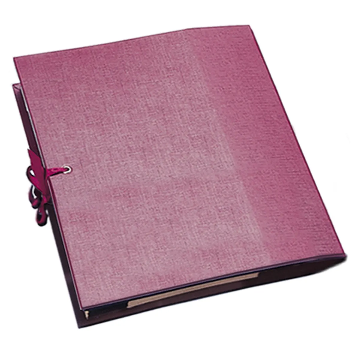 Cartella di classificazione Dohe 20 dipartimenti AZ e 1-31 - Formato Folio - Cartoncino foderato - Chiusura con nastro in tessuto - Colore bordeaux - immagine 1