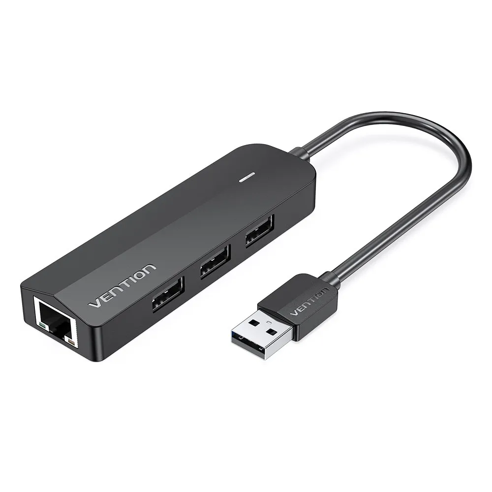 Vention CHPBB hub di interfaccia USB 2.0 480 Mbit/s Nero - immagine 1