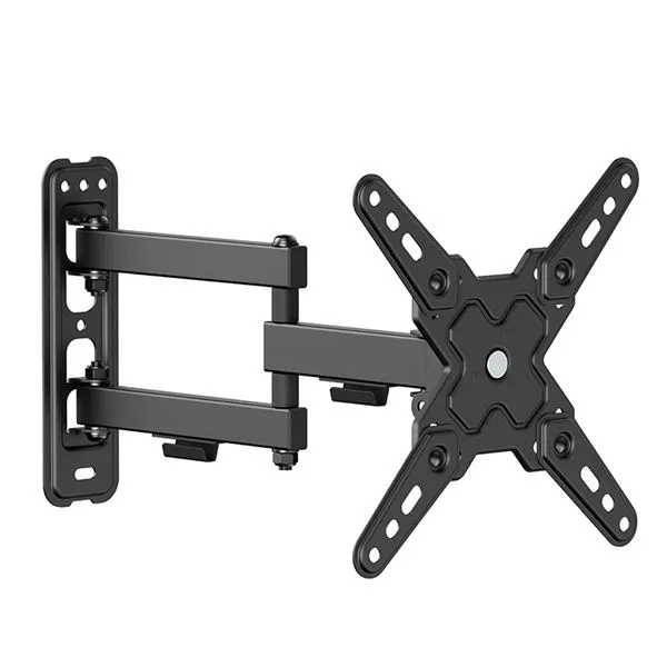 Cromad Soporte de Pared con Brazo Articulado para TV de 13-43 - Giratorio Inclinable y Doble Extension - Peso Max 20Kg - VESA 200x200 - immagine 1