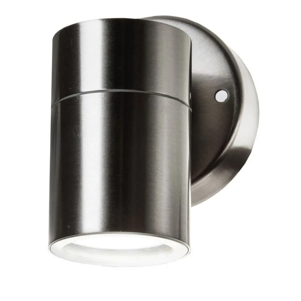 V-TAC Portafaretto LED da Muro Rotondo GU10 (Max 35W) Colore Metallico IP44 - immagine 1