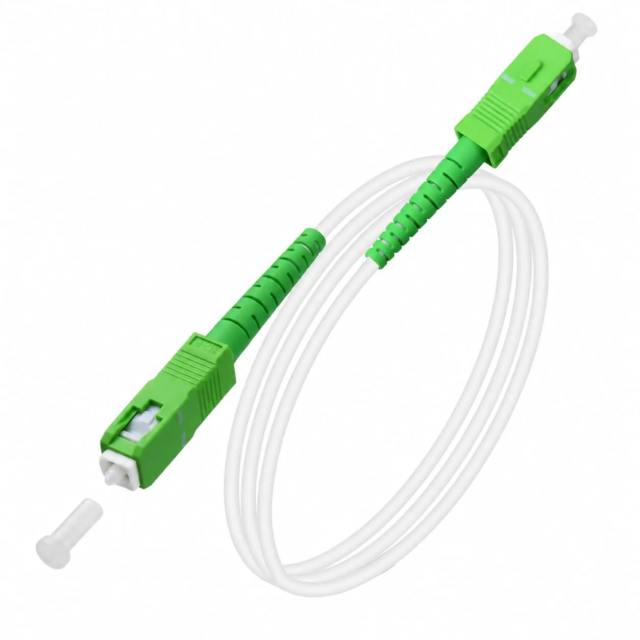 Cavo Fibra Ottica 5 m SC/APC a SC/APC, Prolunga TIM Vodafone Fastweb - immagine 1