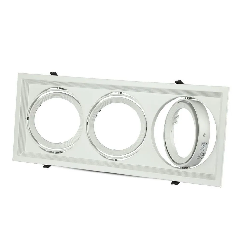 V-TAC Porta AR111 Triplo Colore Bianco - immagine 1
