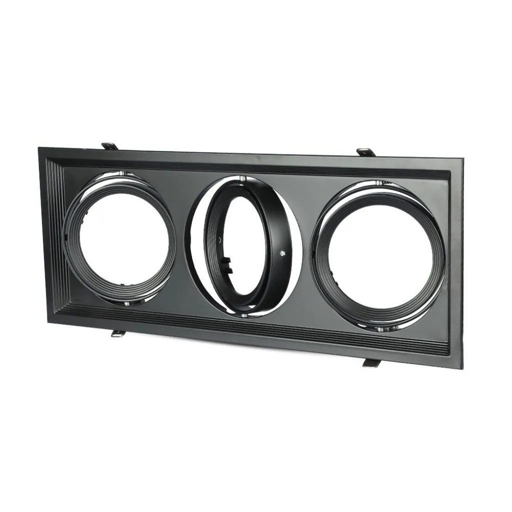 V-TAC Porta AR111 Triplo Colore Nero - immagine 1