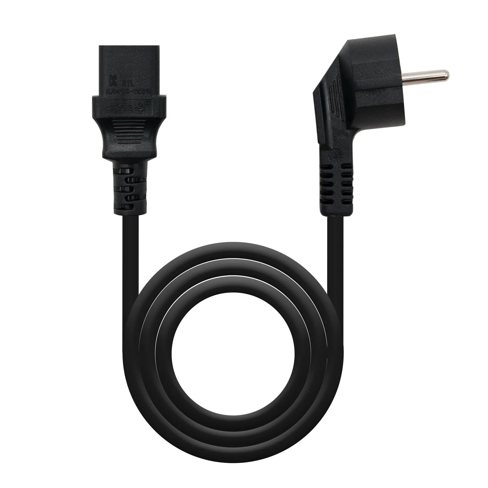 Nanocable 10.22.0110 cavo di alimentazione Nero 10 m Accoppiatore C13 CEE7/7 - immagine 1