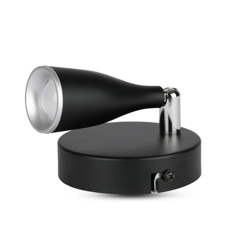 V-TAC Faretto LED da Muro 45W con Testa Orientabile Colore Nero 3000K IP20 - immagine 1