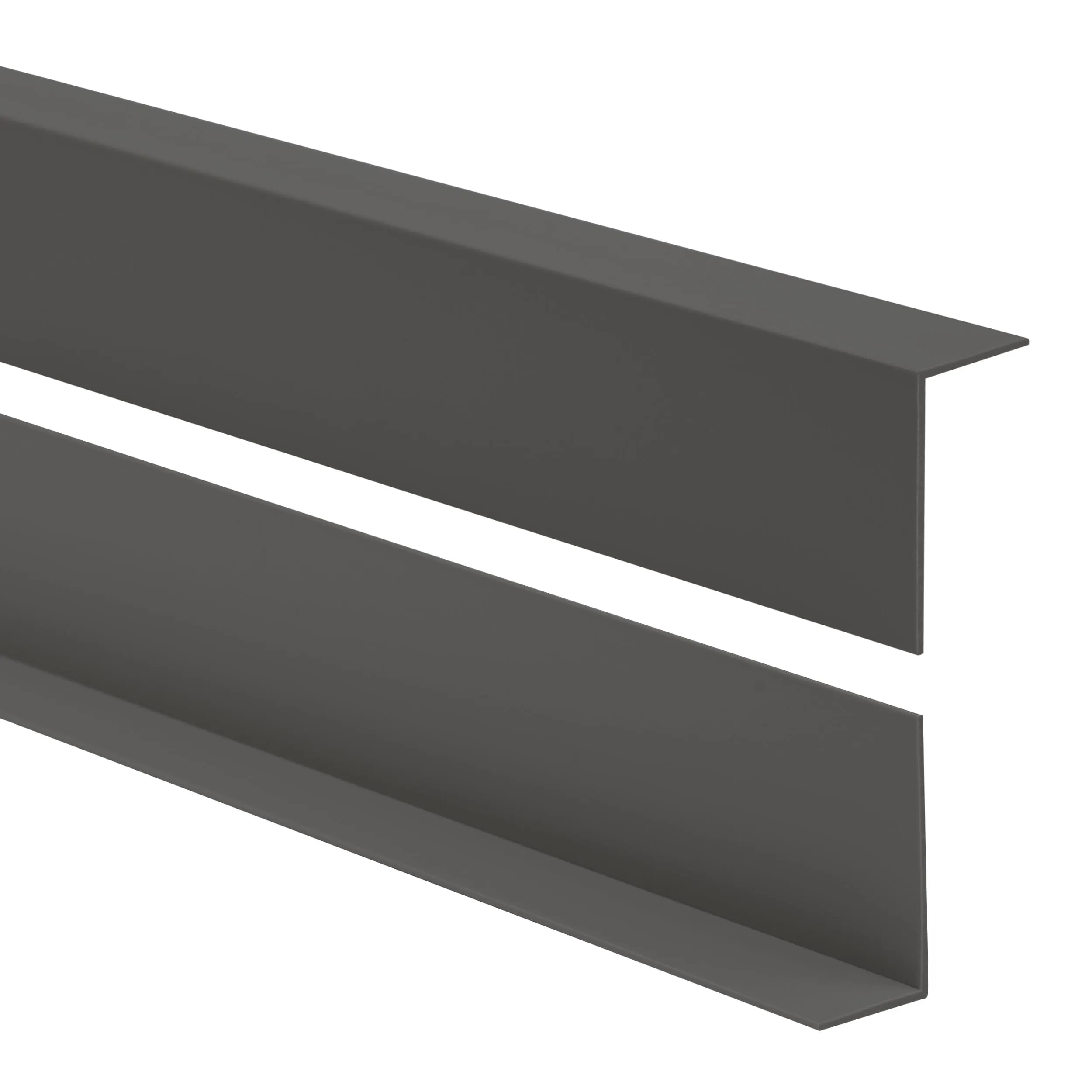 Quest Profilo Angolare PVC 35x18 mm Senza Forare - Grigio scuro, 100 cm - immagine 8