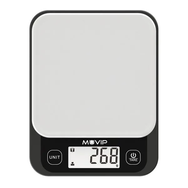 Bilancia da cucina digitale Muvip Super Slim - Sensore di calibrazione ad alta precisione - Funzione TARE - immagine 1