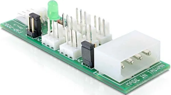 Scheda Di Distribuzione Per 6 Ventole 5/12 Volt Delock - immagine 1