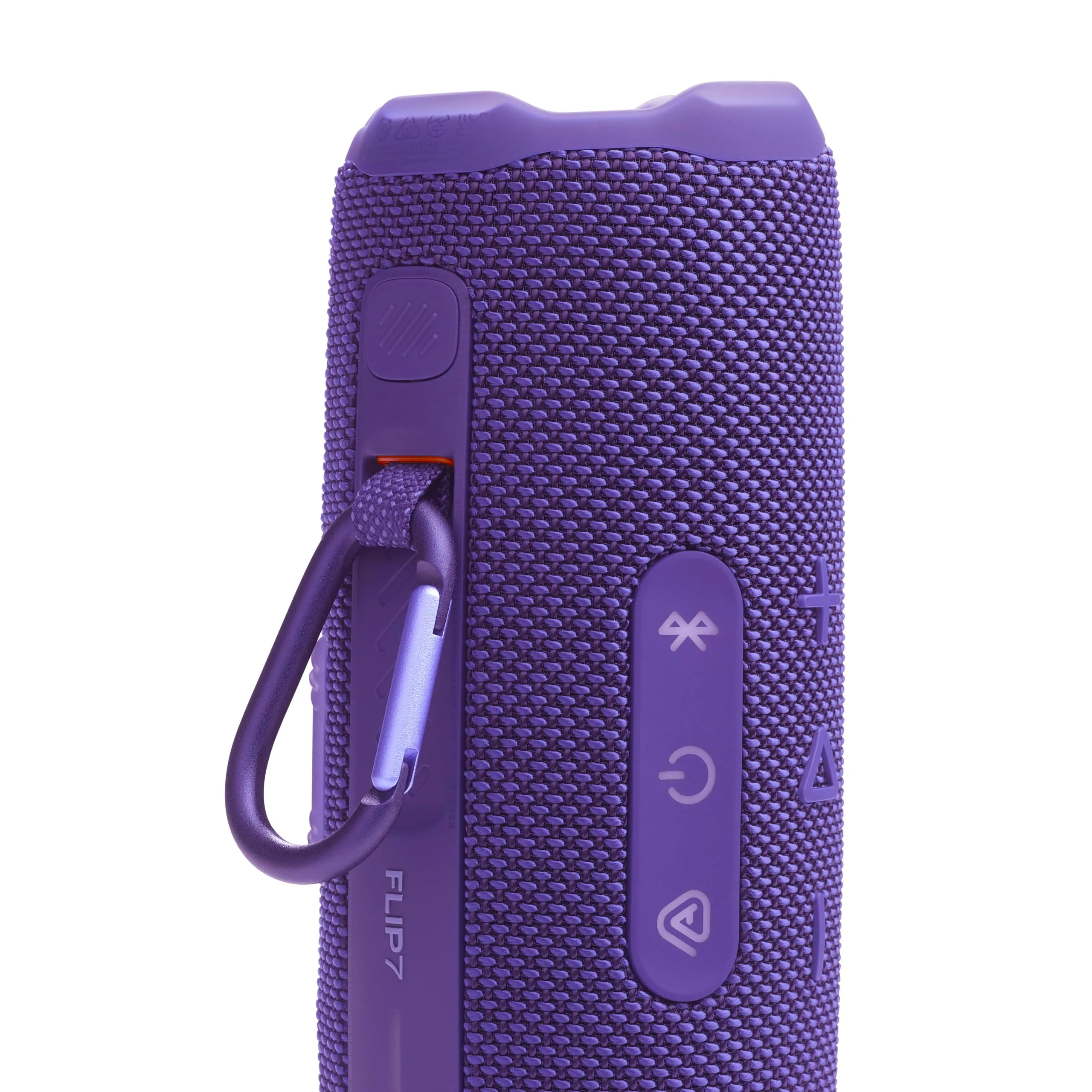 JBL Flip 7 Altoparlante portatile impermeabile e anti-caduta, suono Pro Bold con IA Sound Boost, 16 ore di autonomia e sistema PushLock con accessori intercambiabili (viola) - immagine 4