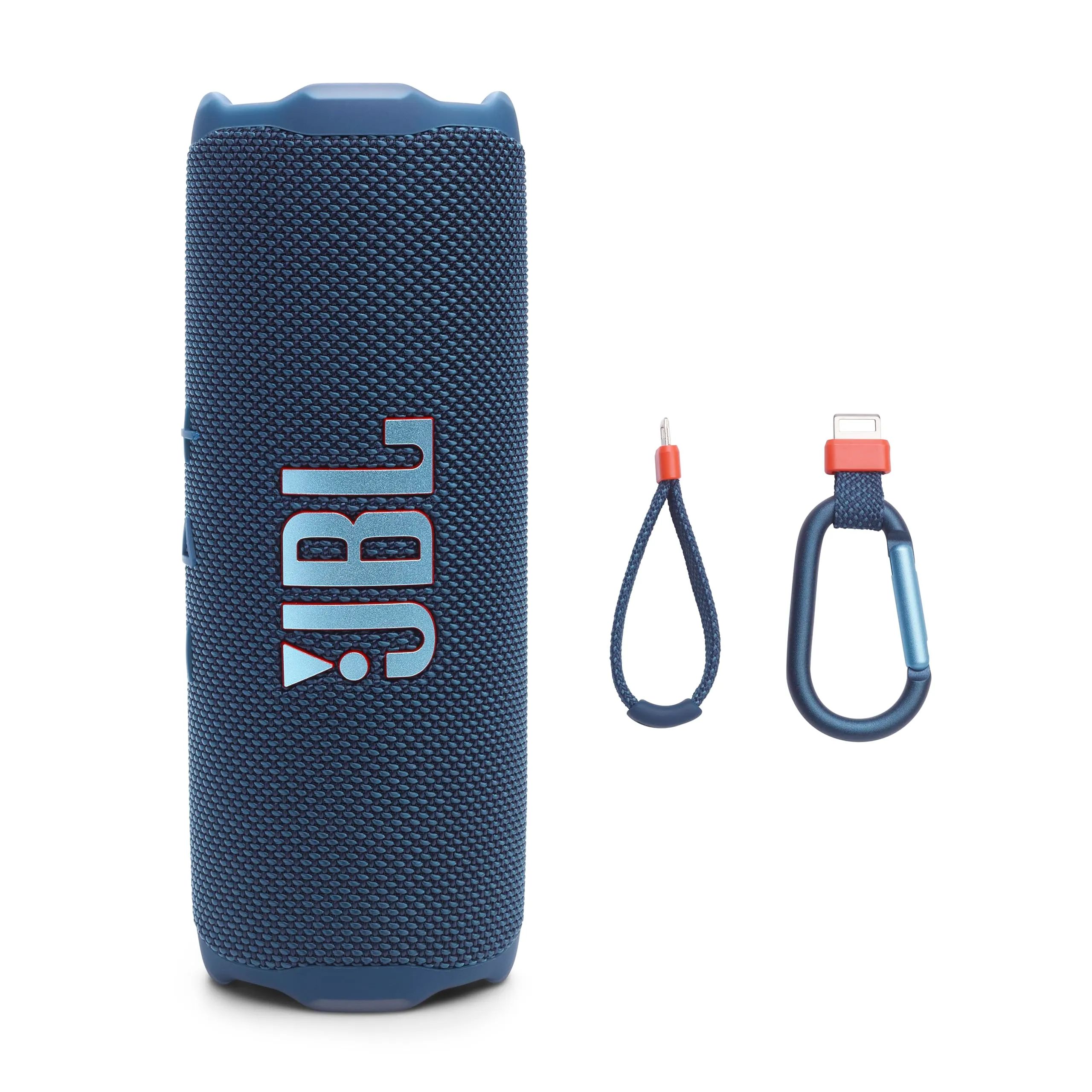 JBL Flip 7 Altoparlante portatile impermeabile e anti-caduta, suono Pro Bold con IA Sound Boost, 16 ore di autonomia e sistema PushLock con accessori intercambiabili (blu) - immagine 1